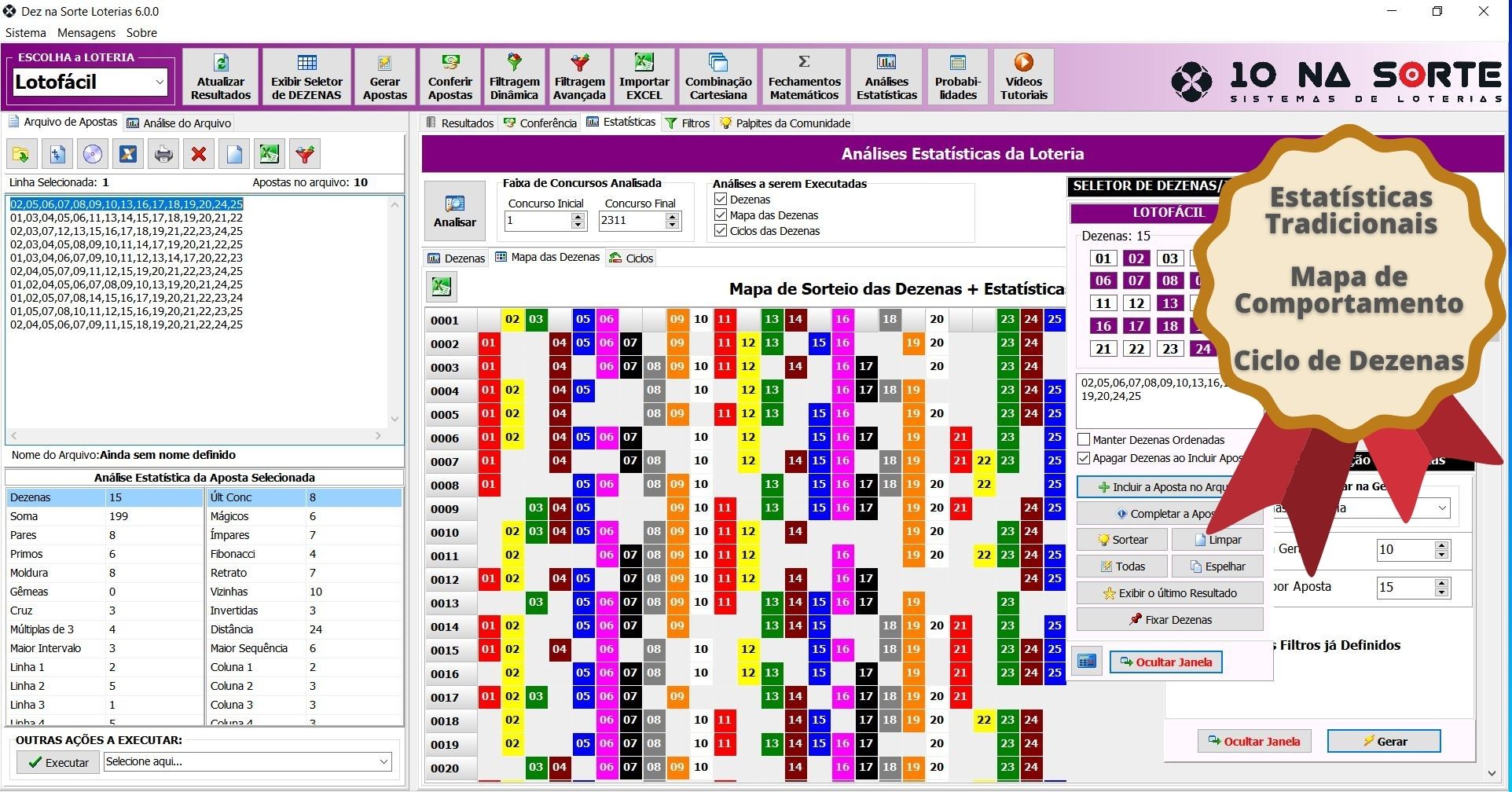 Automatizando jogos da loteria com C# - Lotofácil 